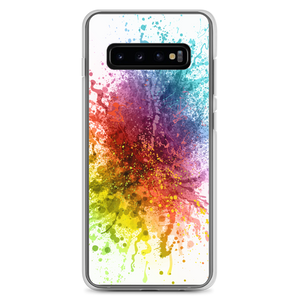 Samsung Galaxy S10+ Rainbow Paint Splash Samsung Case by Design Express