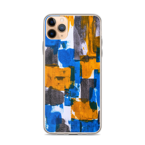 iPhone 11 Pro Max Bluerange Abstract Painting iPhone Case by Design Express