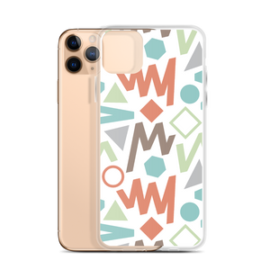 Soft Geometrical Pattern 02 iPhone Case by Design Express