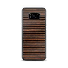 Samsung Galaxy S8+ Horizontal Brown Wood Samsung Case by Design Express