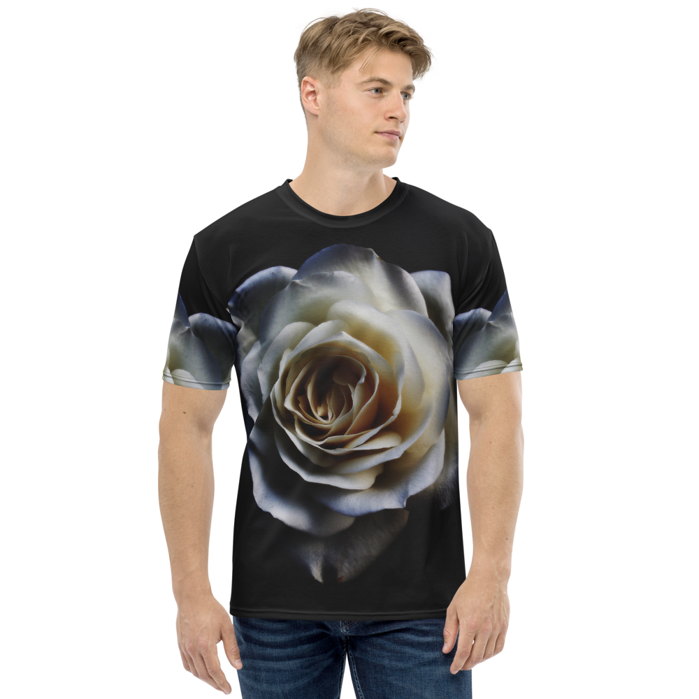 White rose 2024 t shirt printing