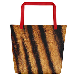 Red Tiger "All Over Animal" 4 Beach Bag Totes by Design Express