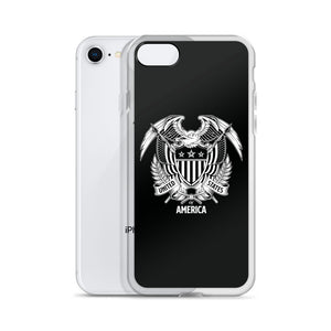 United States Of America Eagle Illustration Reverse iPhone Case iPhone Cases by Design Express