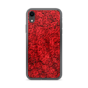 iPhone XR Red Rose Pattern iPhone Case by Design Express