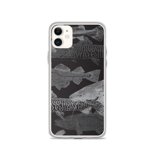 iPhone 11 Grey Black Catfish iPhone Case by Design Express