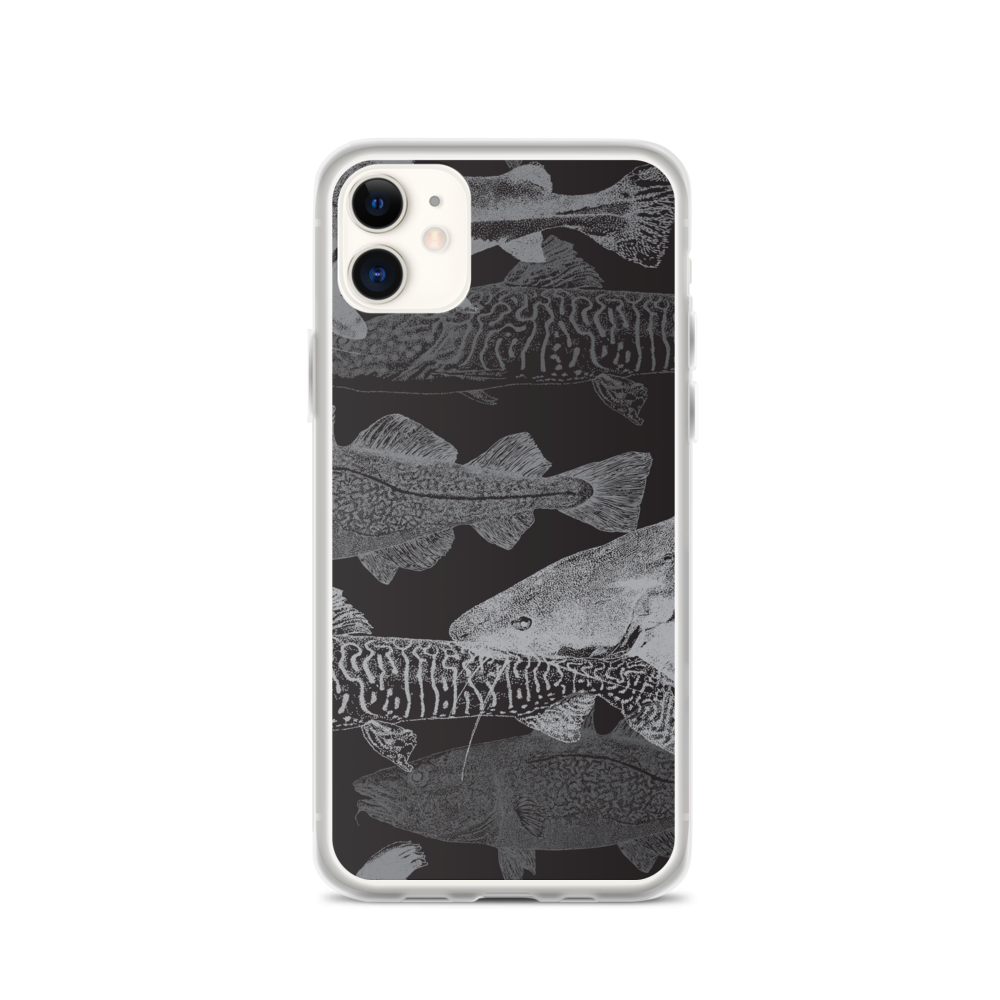 iPhone 11 Grey Black Catfish iPhone Case by Design Express