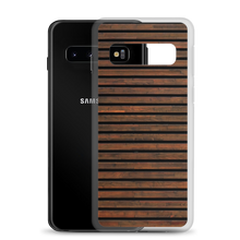 Horizontal Brown Wood Samsung Case by Design Express