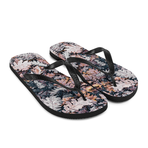 Dried Leaf Flip-Flops by Design Express