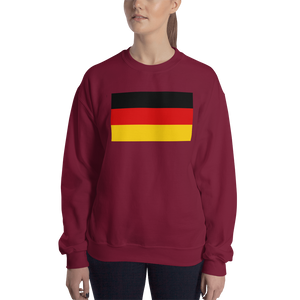 Maroon / S Germany Flag Sweatshirt by Design Express