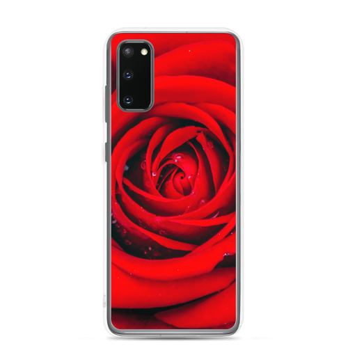 Samsung Galaxy S20 Fresh Red Rose Samsung Case by Design Express