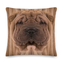 22×22 Shar Pei Dog Premium Pillow by Design Express