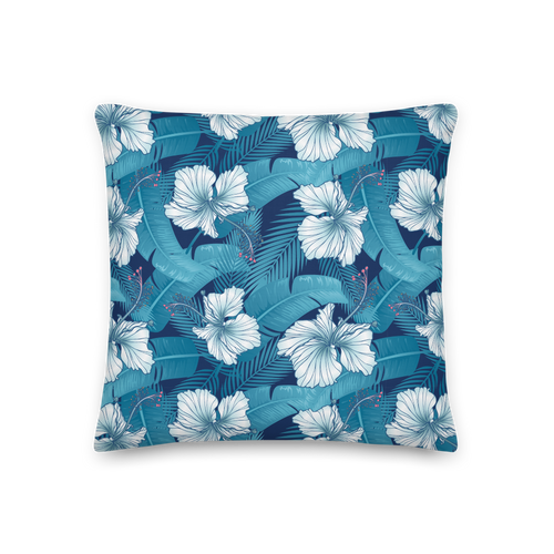 18×18 Hibiscus Leaf Square Premium Pillow by Design Express