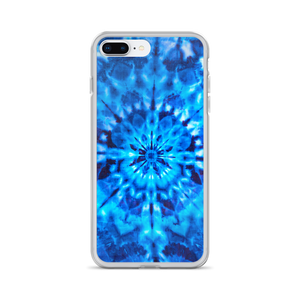 iPhone 7 Plus/8 Plus Psychedelic Blue Mandala iPhone Case by Design Express