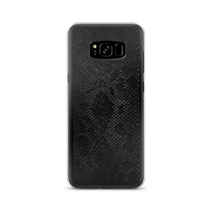 Samsung Galaxy S8+ Black Snake Skin Samsung Case by Design Express