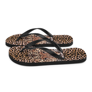 Leopard Face Flip-Flops by Design Express