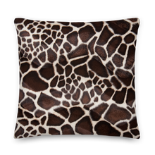 22×22 Giraffe Square Premium Pillow by Design Express