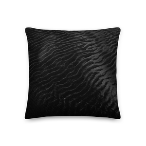 18×18 Black Sands Square Premium Pillow by Design Express