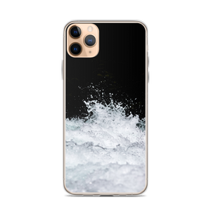 iPhone 11 Pro Max Black & White Water iPhone Case by Design Express