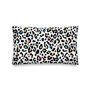 20×12 Color Leopard Print Premium Pillow by Design Express