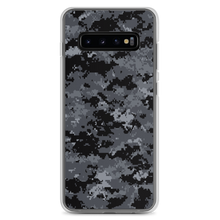 Samsung Galaxy S10+ Dark Grey Digital Camouflage Print Samsung Case by Design Express