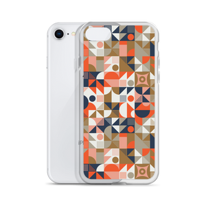 Mid Century Pattern iPhone Case by Design Express