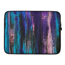 15 in Purple Blue Abstract Laptop Sleeve by Design Express