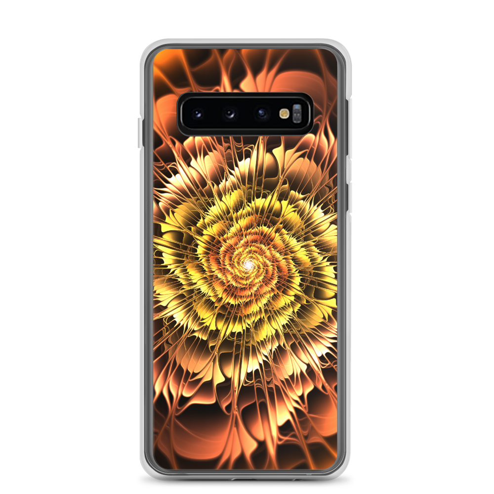 Samsung Galaxy S10 Abstract Flower 01 Samsung Case by Design Express