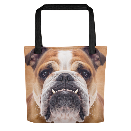 Default Title Bulldog Dog Tote Bag Totes by Design Express