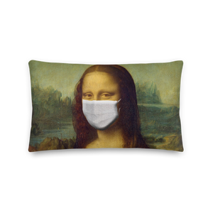 Masker Monalisa Rectangle Premium Pillow by Design Express