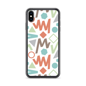 iPhone XS Max Soft Geometrical Pattern 02 iPhone Case by Design Express