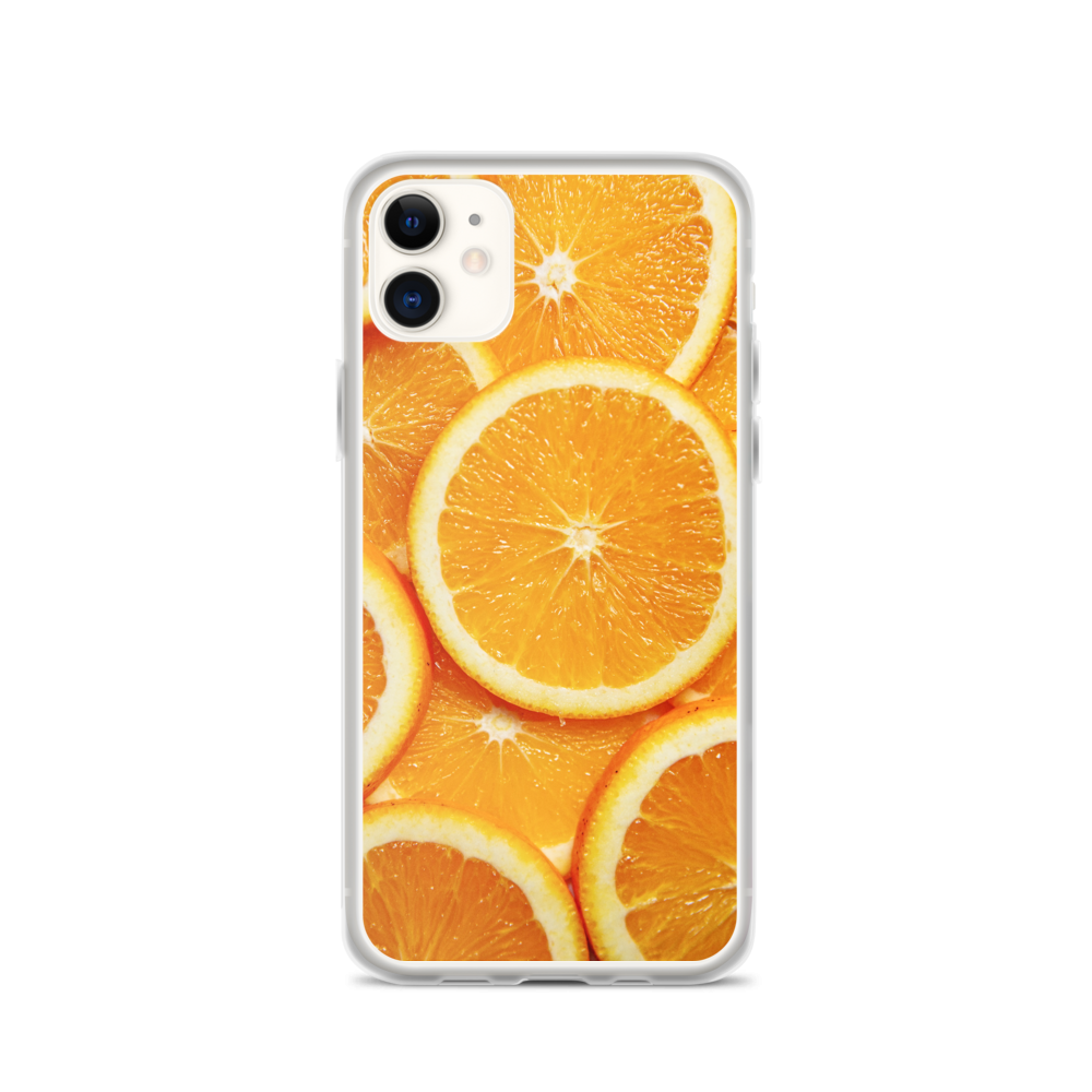 iPhone 11 Sliced Orange iPhone Case by Design Express