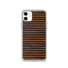 iPhone 11 Horizontal Brown Wood iPhone Case by Design Express