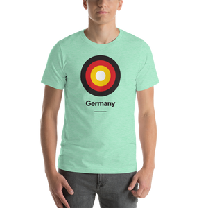 Heather Mint / S Germany "Target" Unisex T-Shirt by Design Express