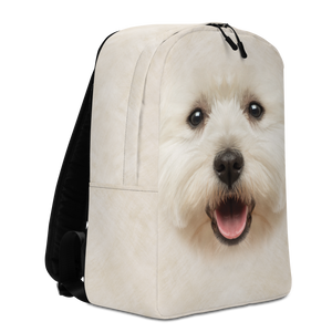 West Highland White Terrier Dog Minimalist Backpack by Design Express