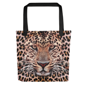 Default Title Leopard Face "All Over Animal" Tote bag by Design Express