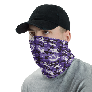 Purple Camo Neck Gaiter Masks by Design Express