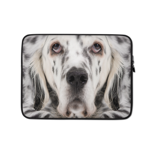 13 in English Setter Dog Laptop Sleeve by Design Express