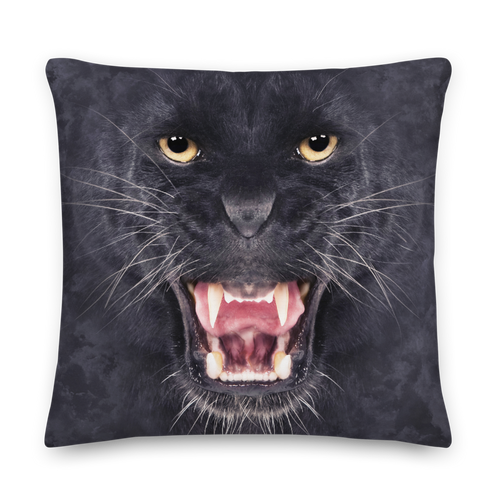 22×22 Black Panther Square Premium Pillow by Design Express