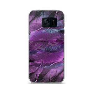 Samsung Galaxy S7 Purple Feathers by Design Express