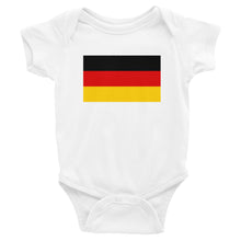 White / 6M Germany Flag Infant Bodysuit by Design Express
