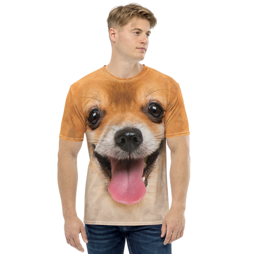 XS Pomeranian Dog Men's T-shirt by Design Express
