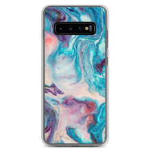 Samsung Galaxy S10+ Blue Multicolor Marble Samsung Case by Design Express