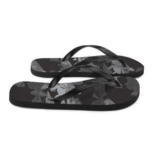 Grey Black Catfish Flip-Flops by Design Express