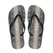 Snake Skin Print Flip-Flops by Design Express