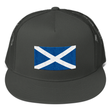 Charcoal Scotland Flag "Solo" Trucker Cap by Design Express
