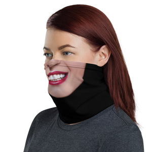 Smiling Beauty Girl Neck Gaiter Masks by Design Express