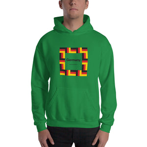 Irish Green / S Germany "Mosaic" Hooded Sweatshirt by Design Express