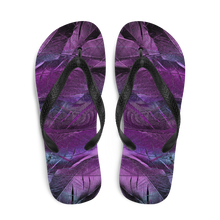 Purple Feathers Flip-Flops by Design Express