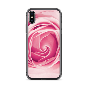 iPhone X/XS Pink Rose iPhone Case by Design Express