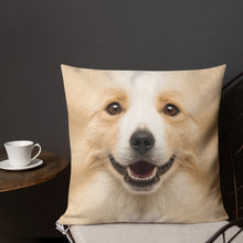 Border Collie "All Over Animal" Square Premium Pillow by Design Express